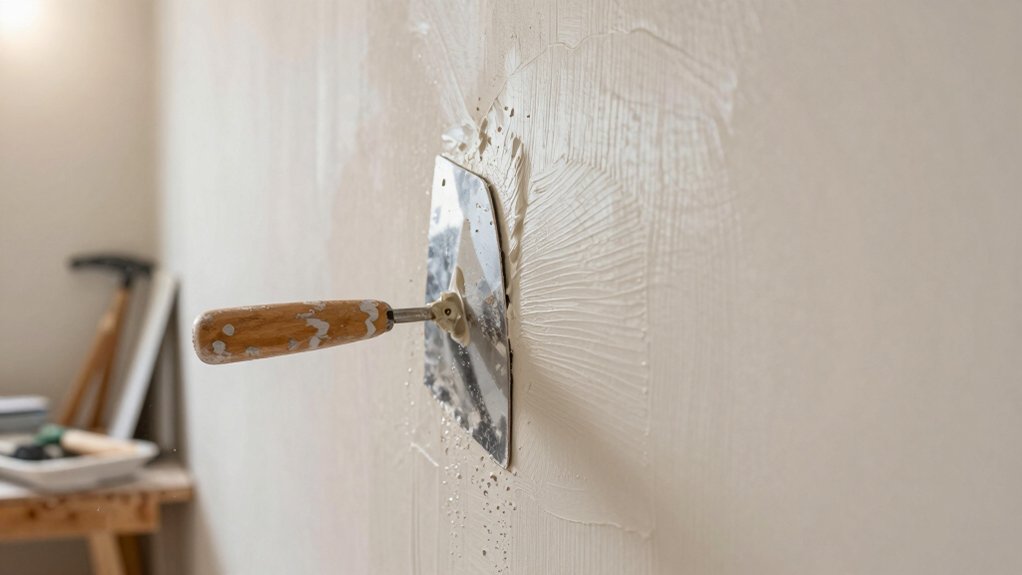 apply plaster to interior walls