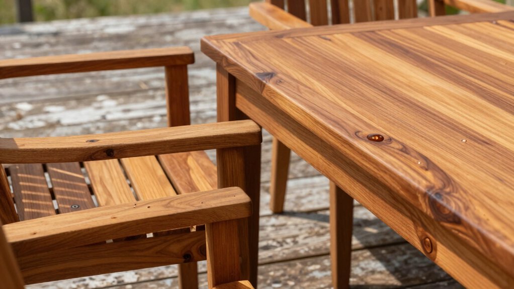 choose appropriate teak finish