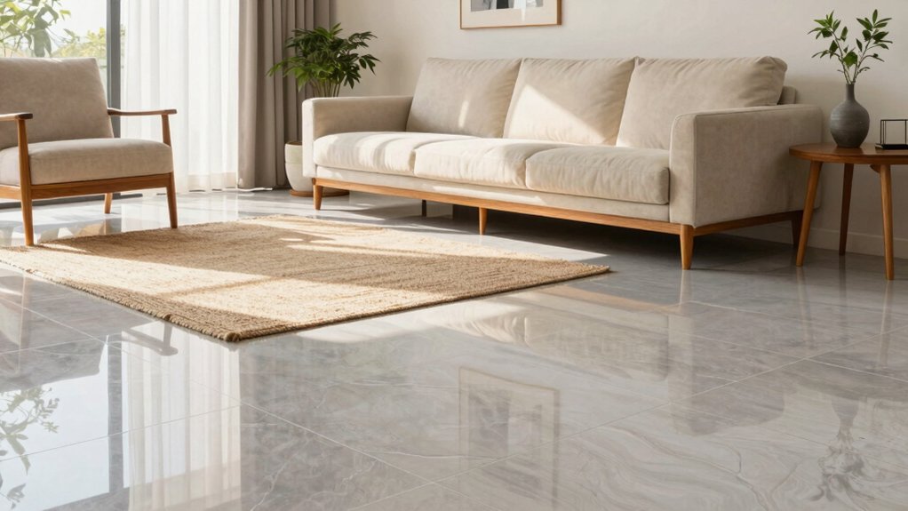 decorate living room tile