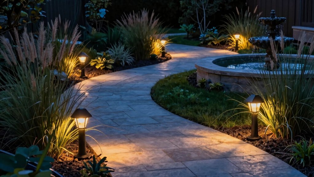 efficient zoned garden lighting