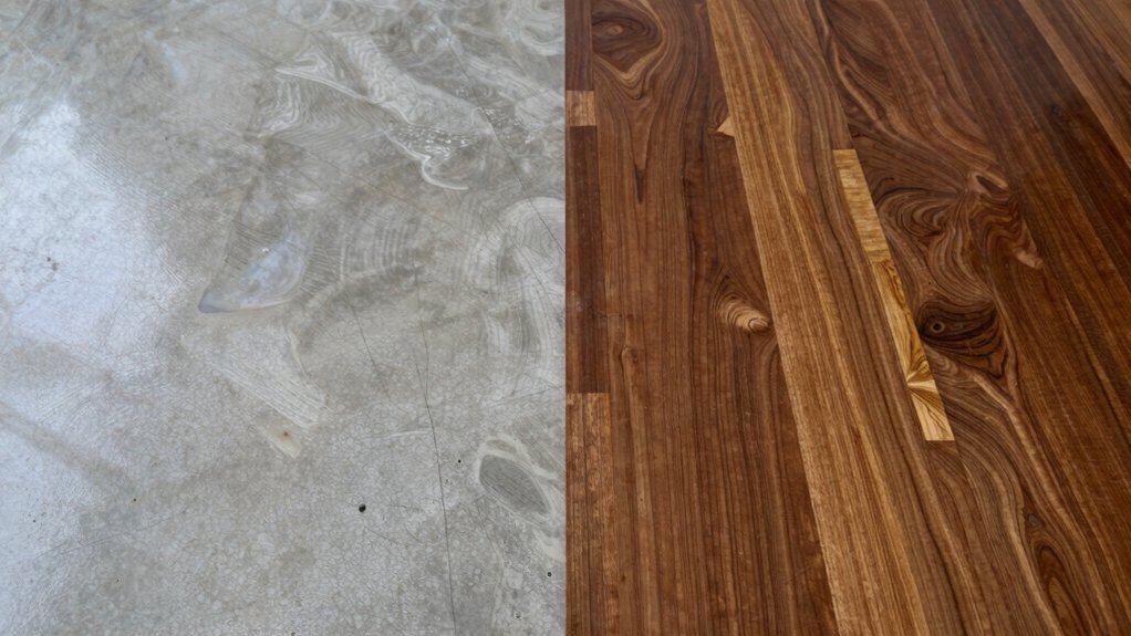 enhances textured natural surfaces