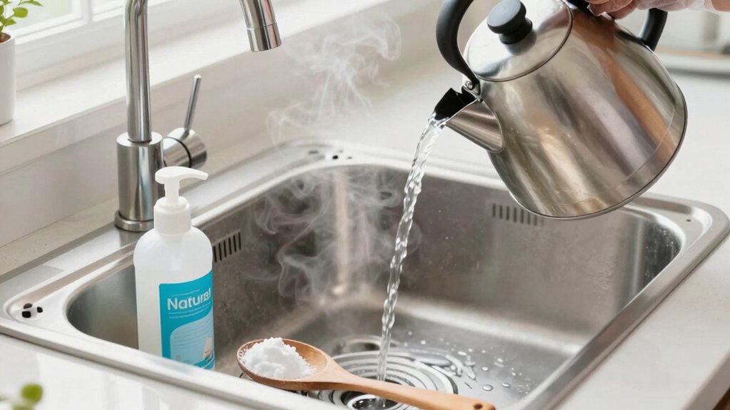 heat baking soda vinegar