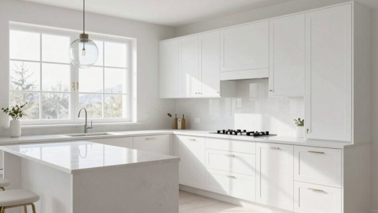 ideal shades for white cabinets
