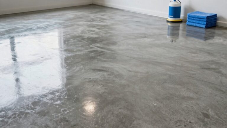 polished concrete floor maintenance