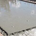 pouring concrete over concrete