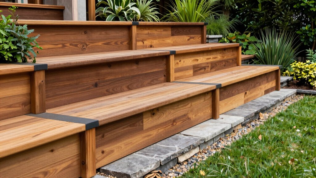 precise tiered edging finishes