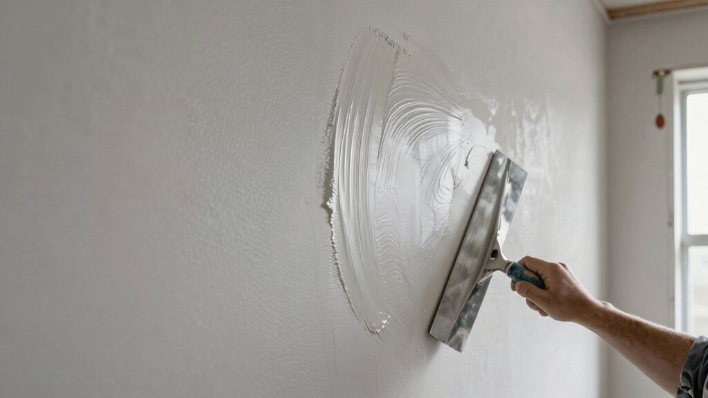 smooth even plaster coating