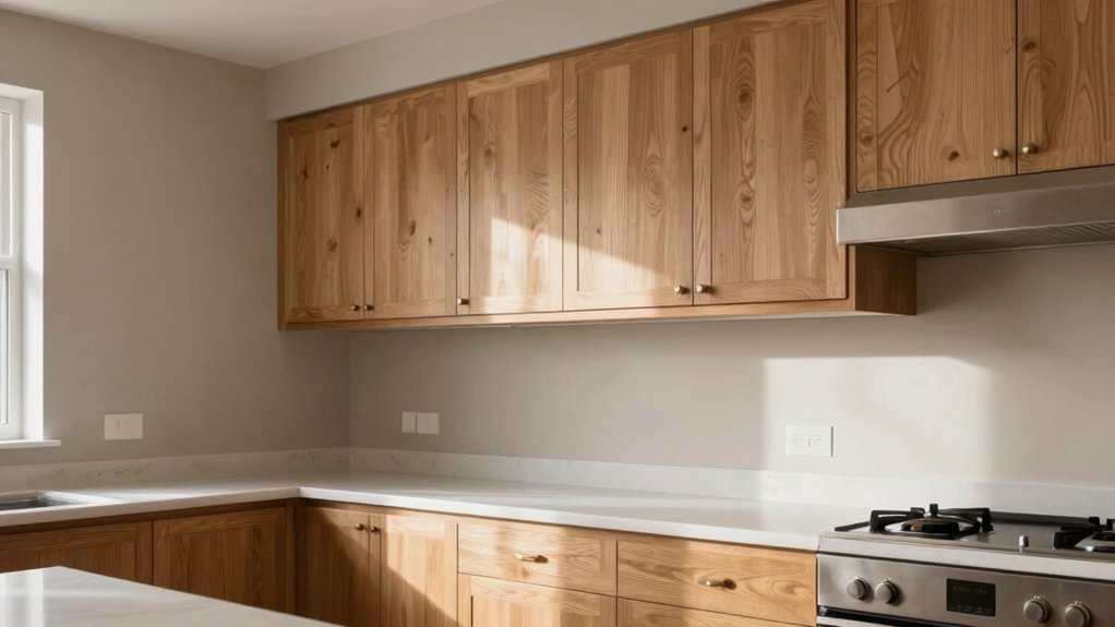 subtle greige oak contrast