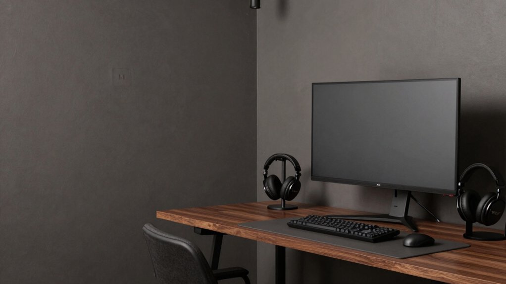 subtle neutral focused backdrop