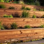 wood wall ideas for slopes