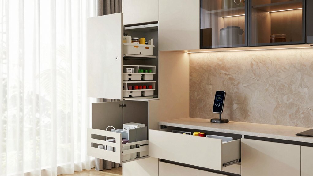 efficient accessible pull out storage