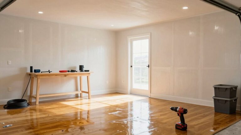 garage finishing advantages and disadvantages