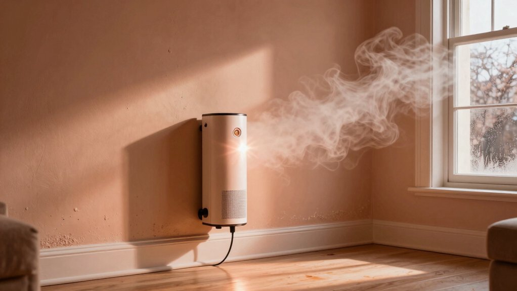 infrared heating for damp