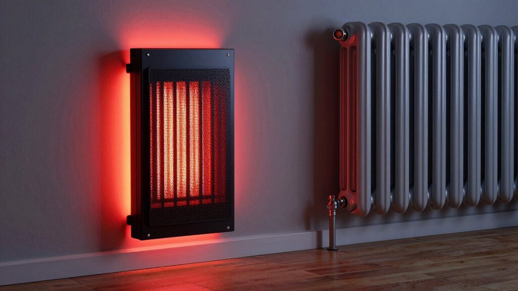 infrared versus electric heating