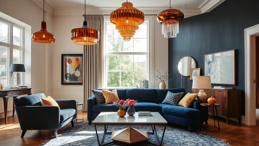 bold lighting as focal statement