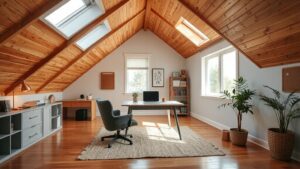convert attic into office