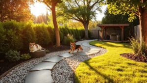 create safe outdoor space