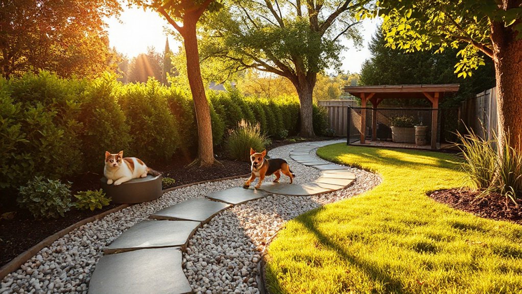 create safe outdoor space