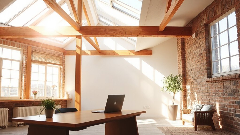 daylight enhances loft comfort