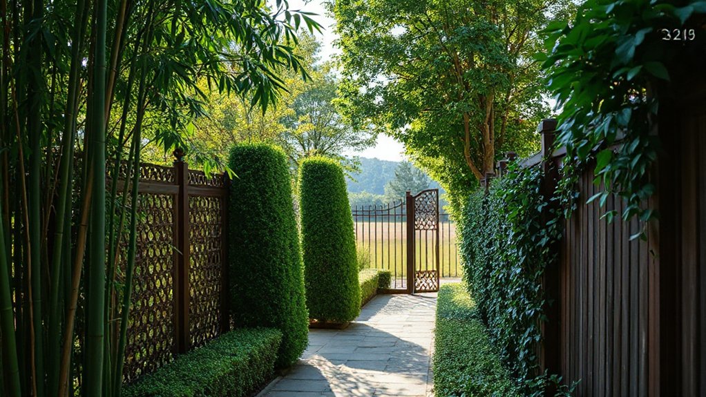 enhance garden privacy effectively
