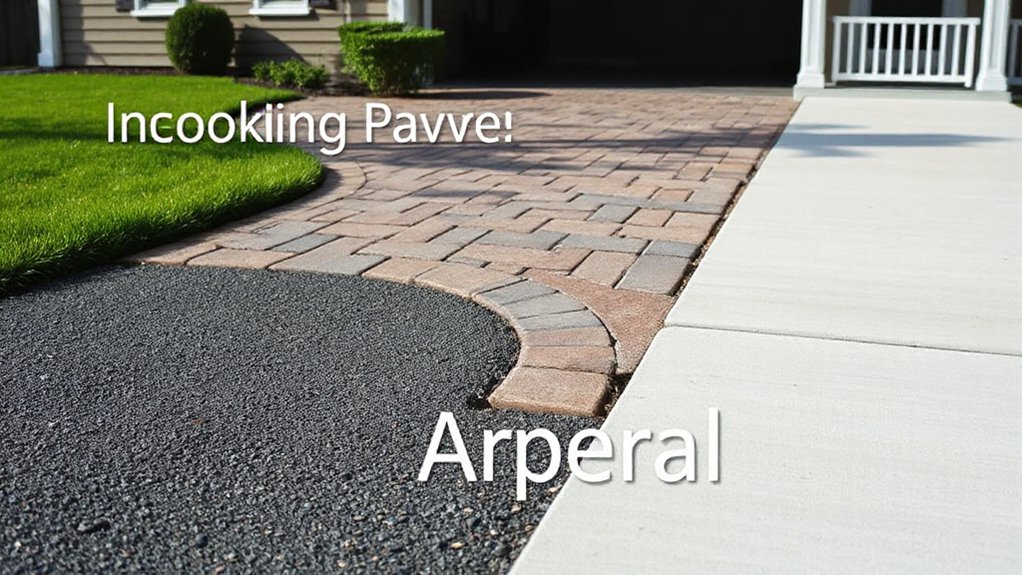 evaluate driveway material options