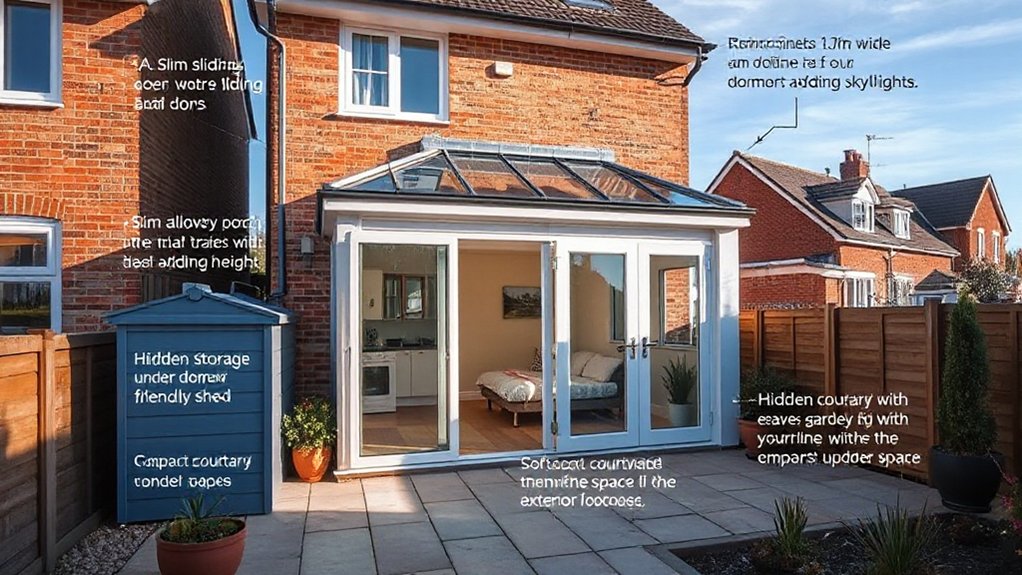 expand semi detached space