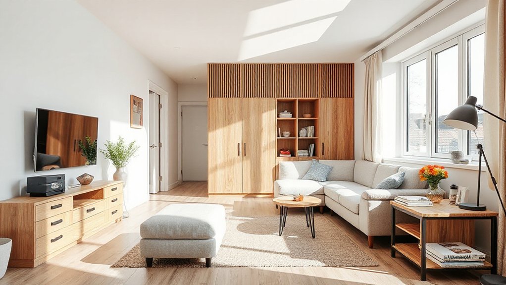 flexible modular space saving furnishings