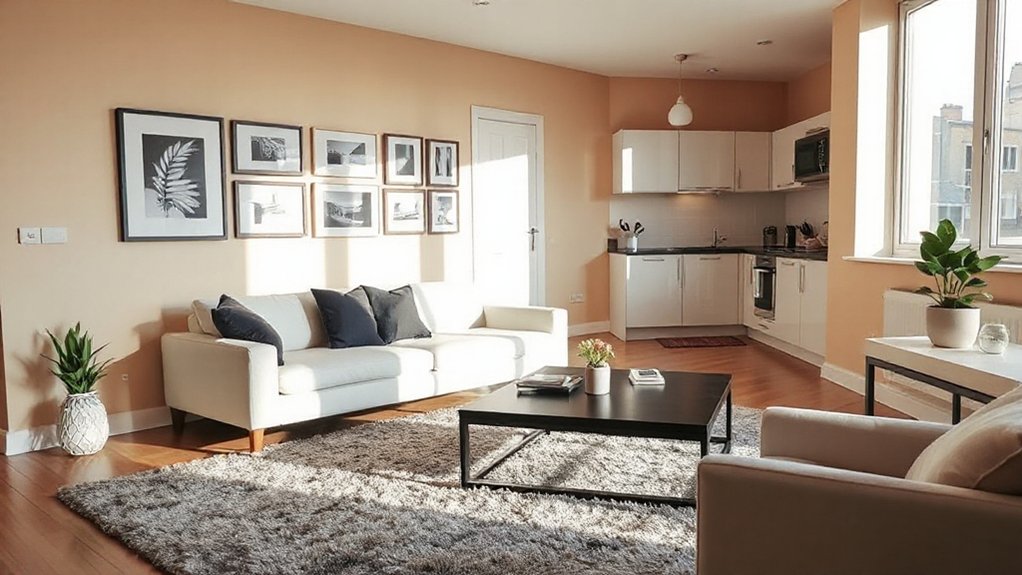 highlight upgraded living spaces