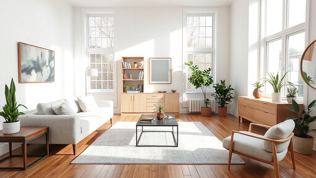 maximize light and space