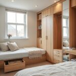 maximize small bedroom storage