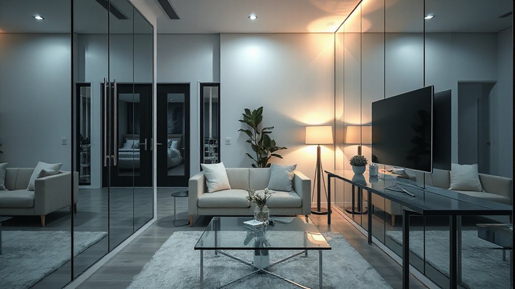 maximize space with mirrors