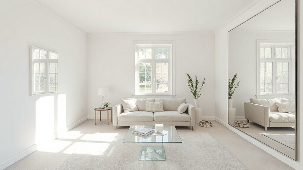 mirror placement enhances space