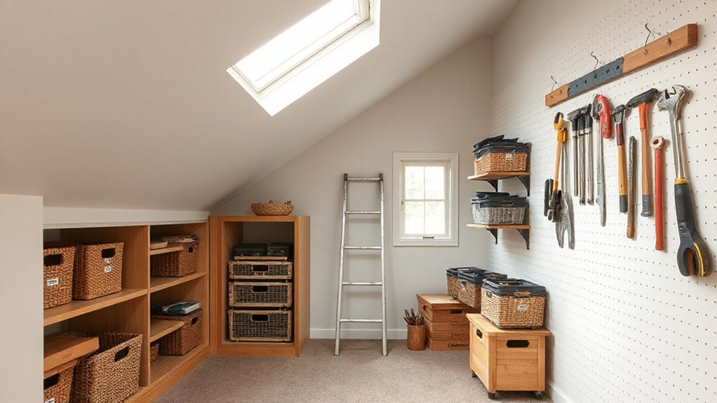 optimize attic storage layout