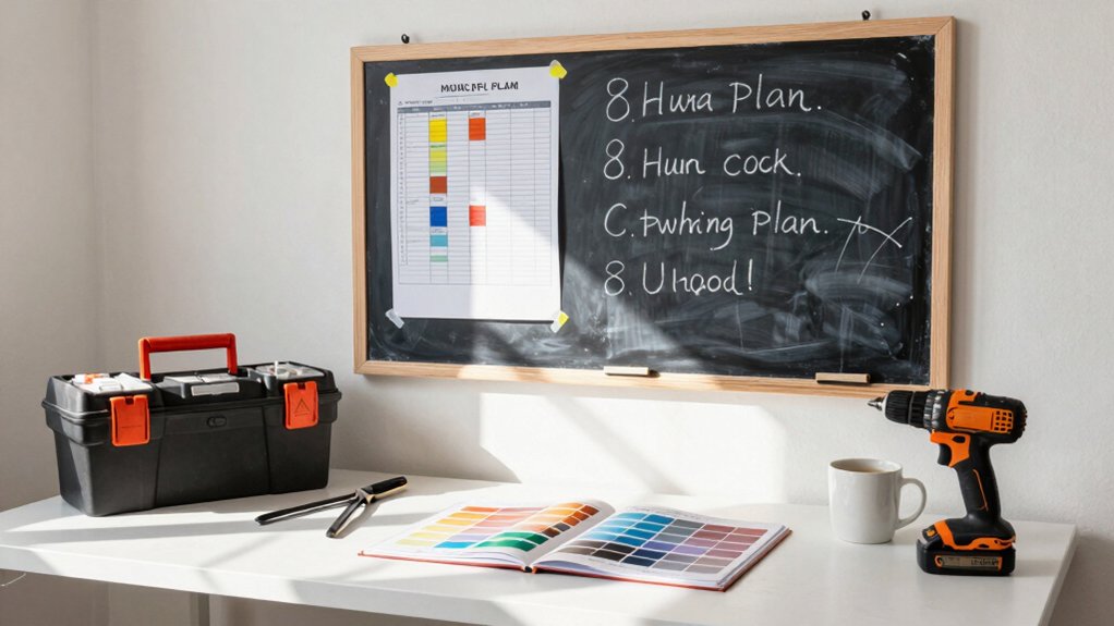 structured one day renovation plan