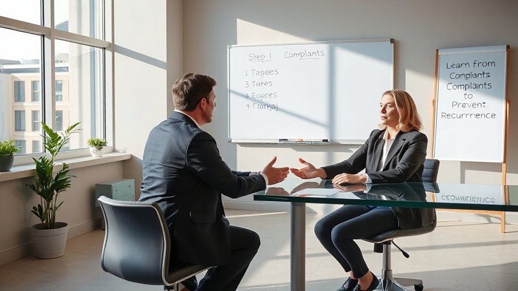 address complaints improve systems