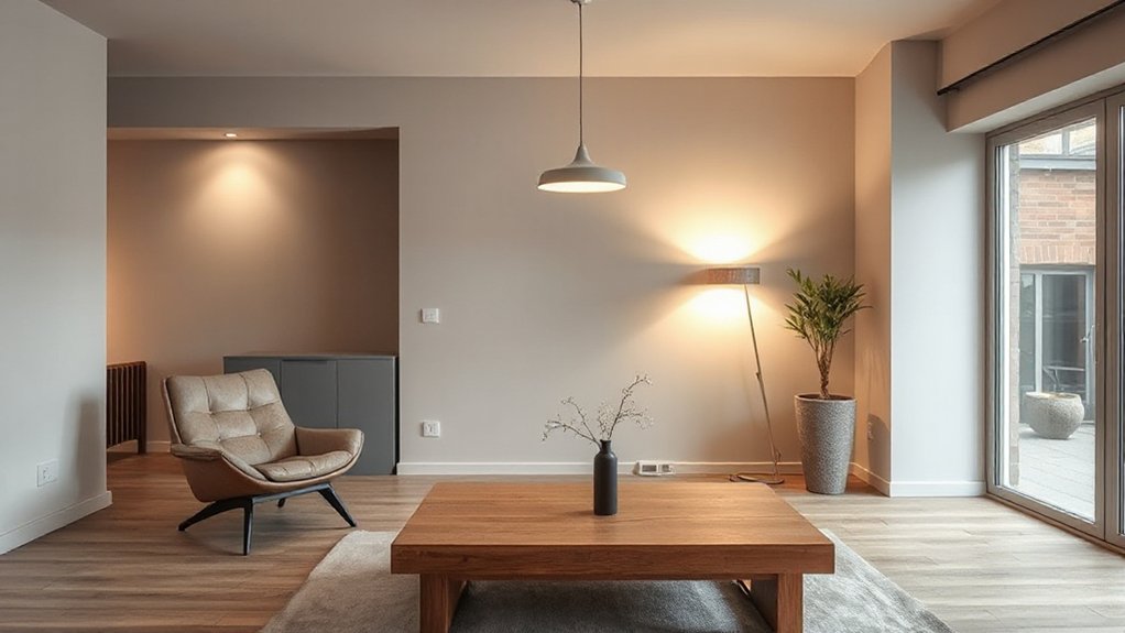 balanced layered lighting design