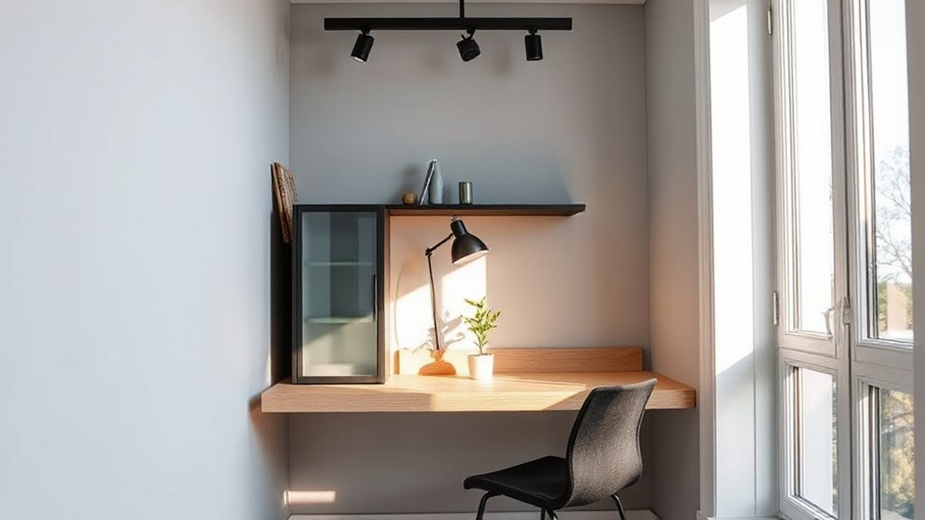 chic small space office