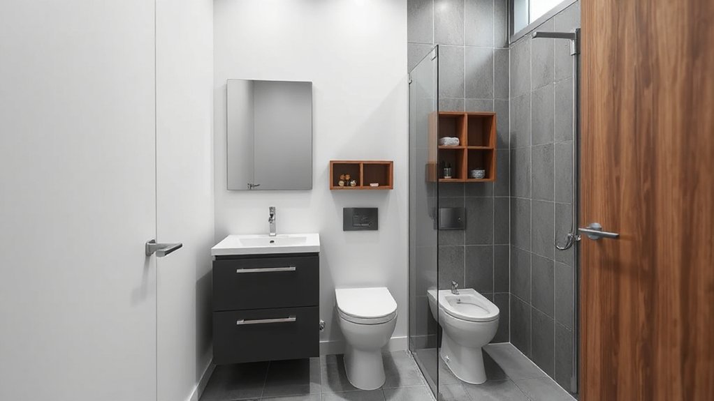 compact stylish bathroom fixtures
