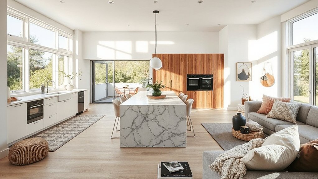 flow through open spaces