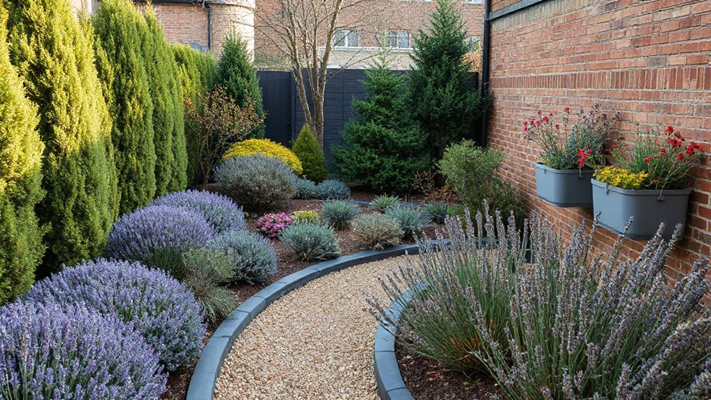 layered seasonal structural planting