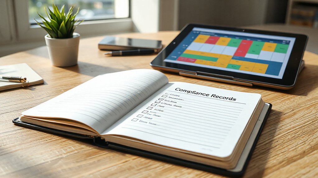 maintain secure compliance records