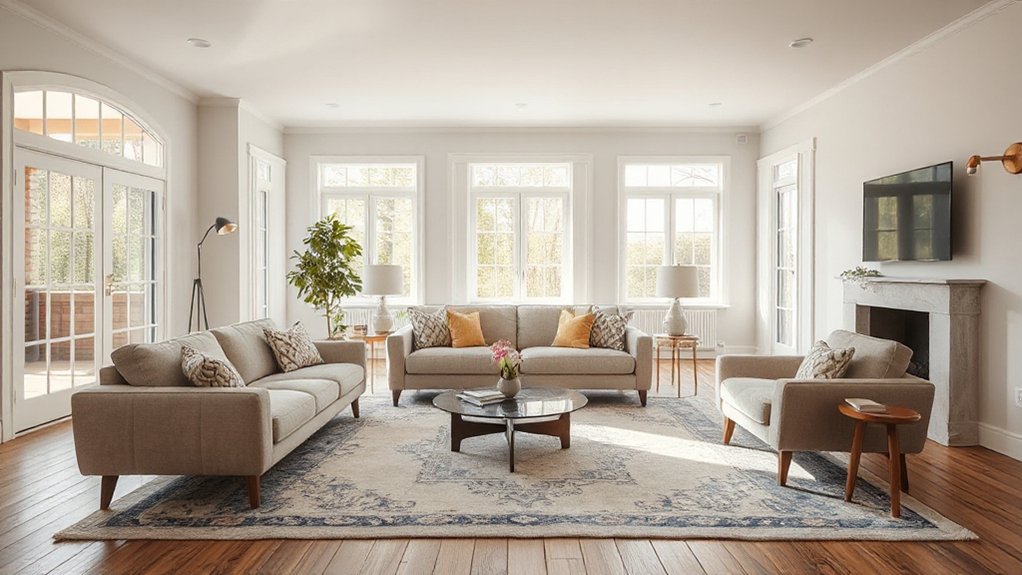 maximize space encourage flow