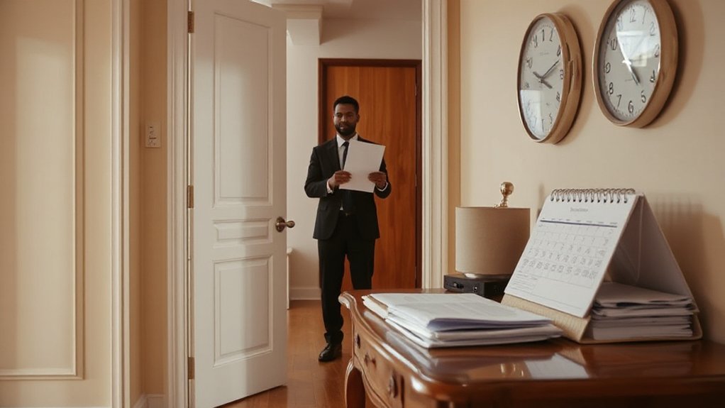 proper notice and respectful entry