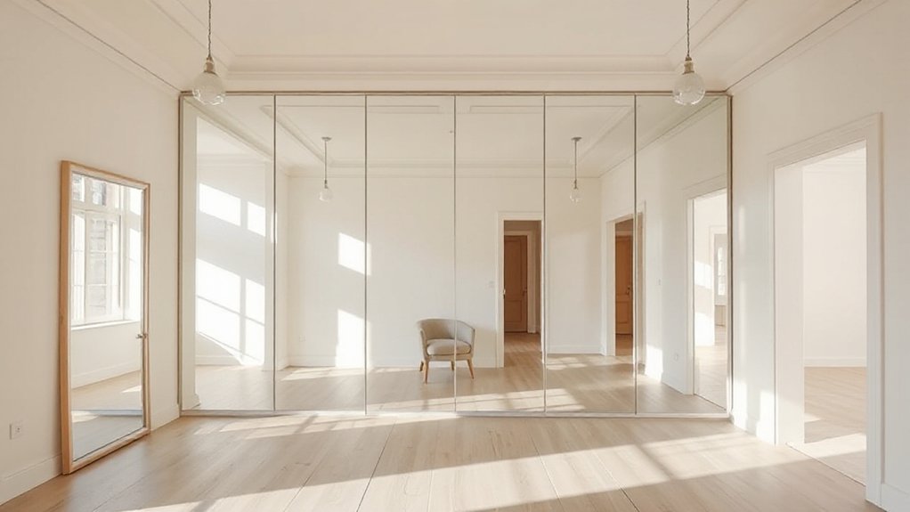 reflect to enlarge space
