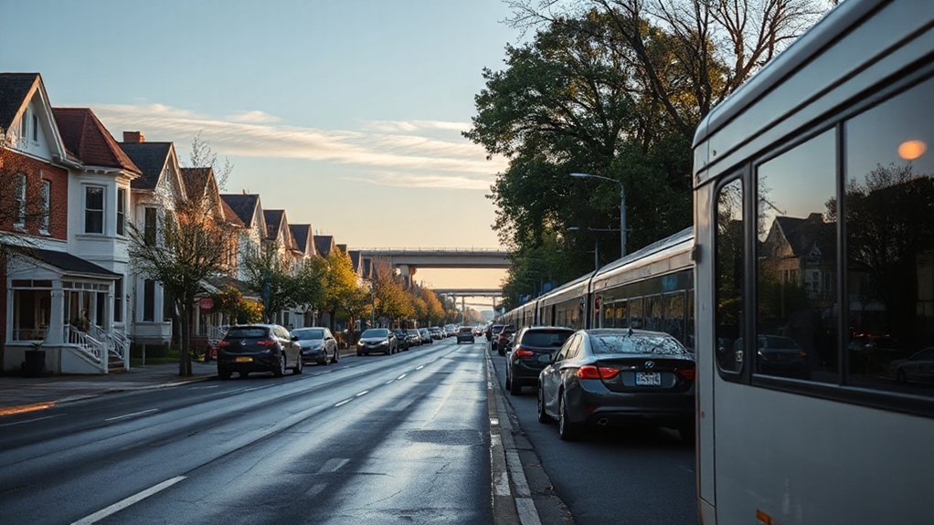 road access boosts suburban growth