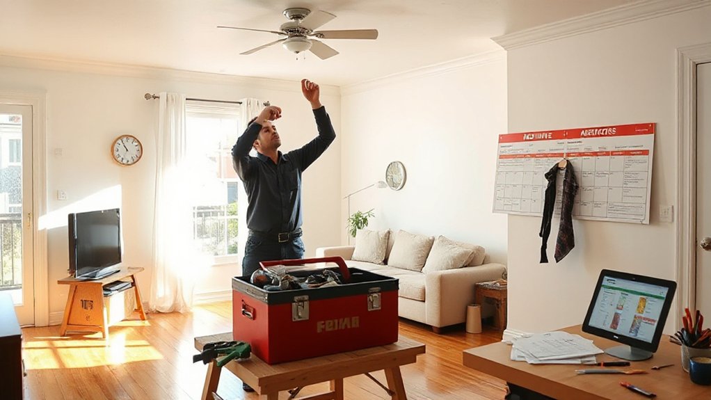 routine inspections and repairs