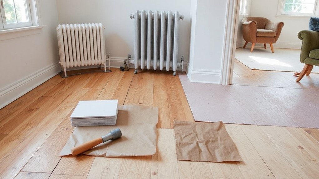 affordable diy floor refresh