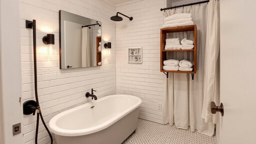 affordable modern bathroom decor