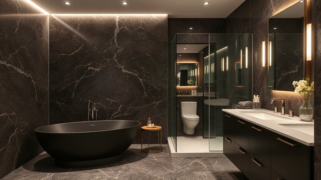 automated calm bathroom experience