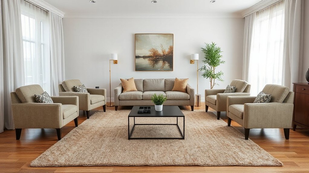 balanced furniture clear pathways